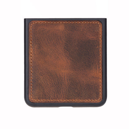 Miami Galaxy Z Flip 7 Leather Case | Slim Genuine Leather
