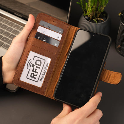 Leather Samsung Galaxy S25 Wallet Case | Buffalo